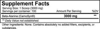 Nutrakey Beta-Alanine  pre-workout 300 gms fact