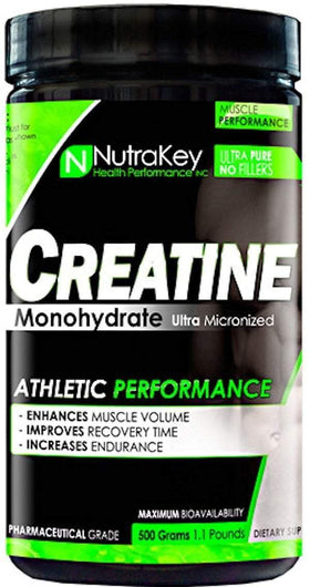 NutraKey Creatine Monohydrate 500 gms|Creatine|Mass For Life|