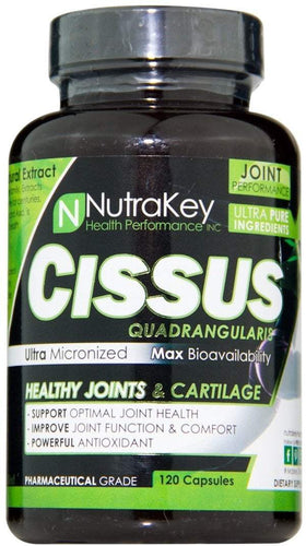 Nutrakey Cissus Quadrangularis 120 Caps|Joint Support|Mass For Life|