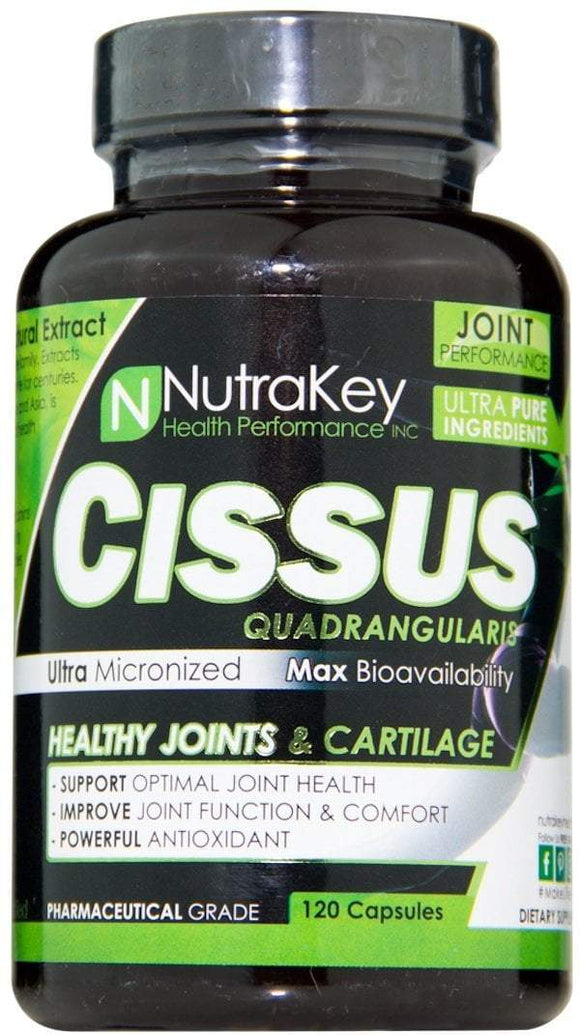 Nutrakey Cissus Quadrangularis 120 Caps|Joint Support|Mass For Life|
