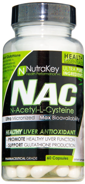 Nutrakey NAC 60 caps|Liver Support|Mass For Life|