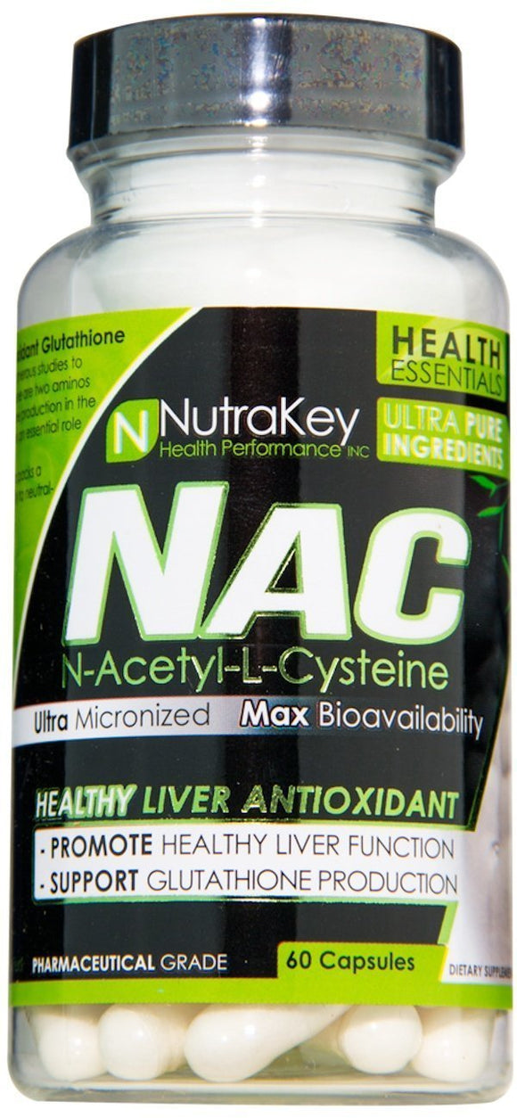Nutrakey NAC 60 caps|Liver Support|Mass For Life|