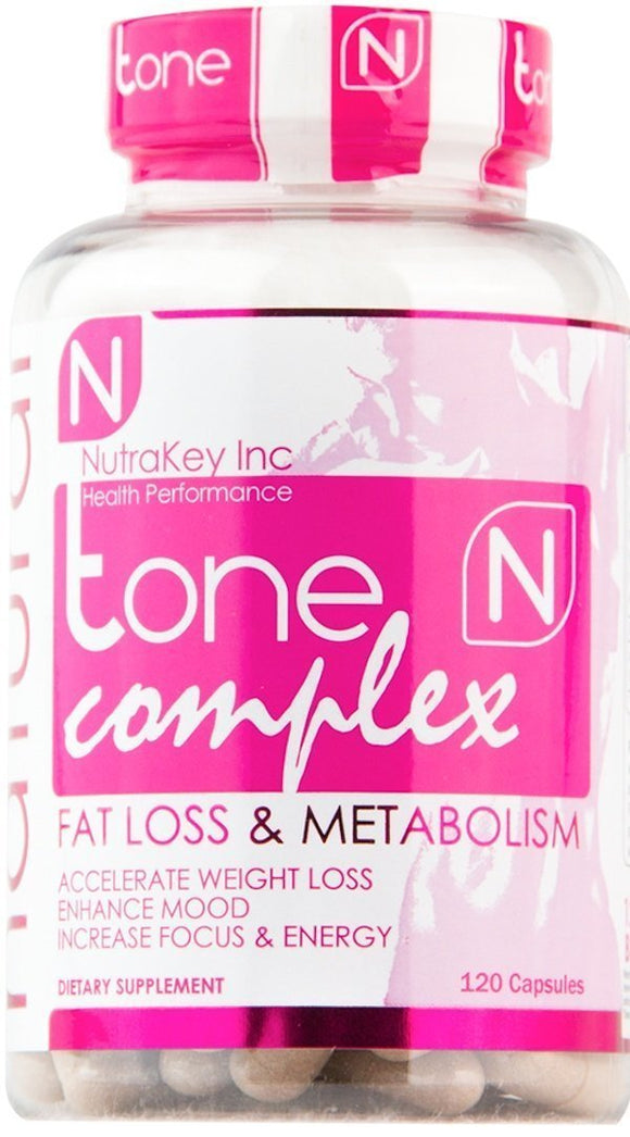 NutraKey Tone Complex 120 caps|Weight Management|Mass For Life|