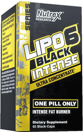 Nutrex Lipo-6 Black Intense Original 60 caps|Appetite Control|Mass For Life|