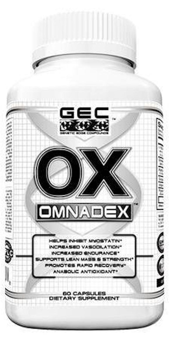 GEC OX Omnadex GH Support|Muscle Growth|Mass For Life|