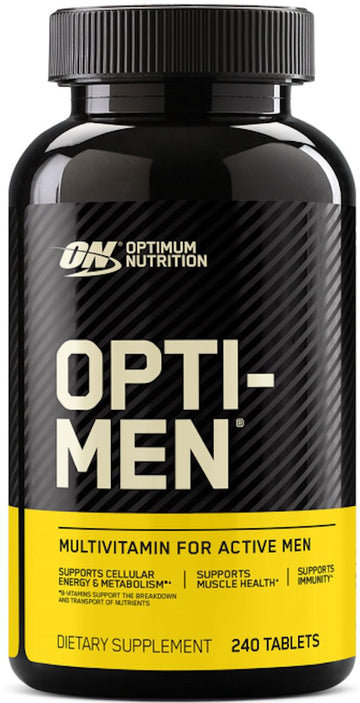 Optimum Nutrition OPTI-MEN 240 tabs|Multi Vitamin|Mass For Life|