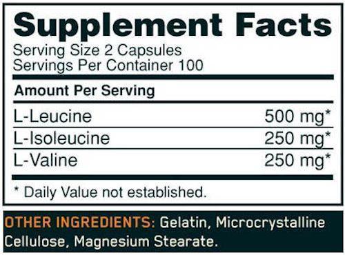 Optimum Nutrition BCAA 1000 200 Caps|BCAA|Mass For Life|