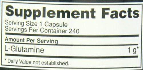 Optimum Nutrition Glutamine 1000 240 Caps|Glutamine|Mass For Life|