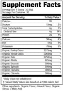 DAS Labs Bucked Up Organic Greens 30 servings|Greens - Superfoods|Mass For Life|