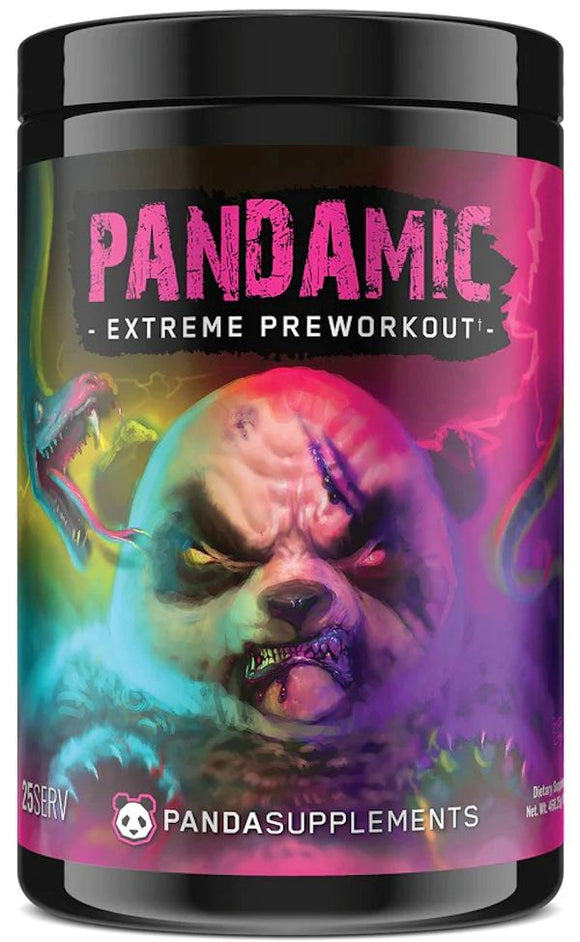 Panda Supps Pandamic Extreme Pre-Workout 25 Servings|Pre-Workout|Mass For Life|