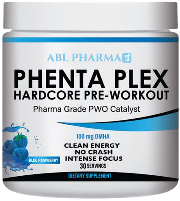 ABL Pharma Phenta Plex Hardcore Pre-Workout|Pre-Workout|Mass For Life|