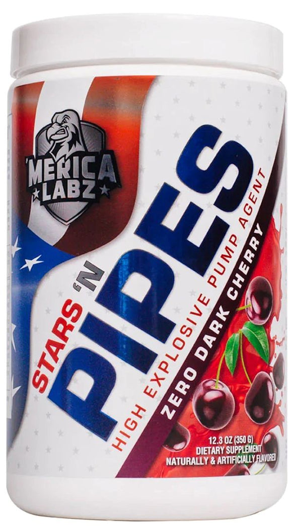 Merica Labz Stars N Pipes 20 Servings|Pre-Workout|Mass For Life|