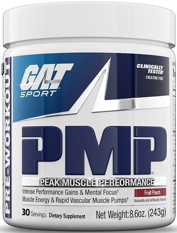 GAT Sport PMP Peak Muscle Performance|Pre-Workout|Mass For Life|