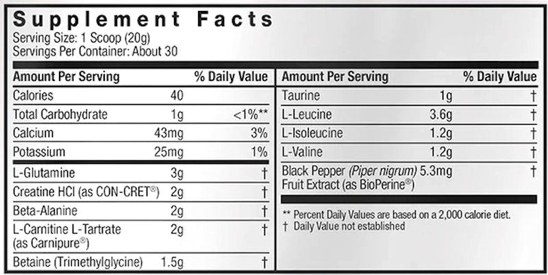 JYM Supplement Science Post BCAAs Recovery Matrix 30 servings