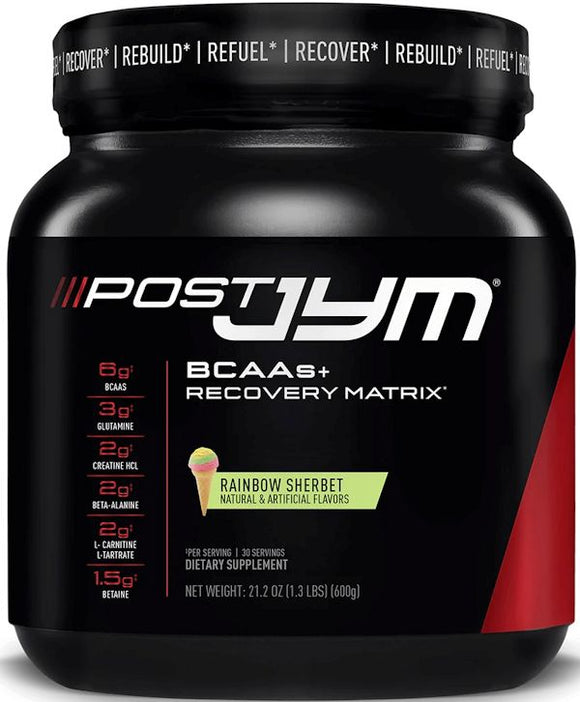 JYM Supplement Science Post BCAAs Recovery Matrix 30 servings|Recovery|Mass For Life|