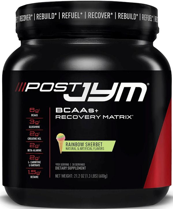 JYM Supplement Science Post BCAAs Recovery Matrix muscles