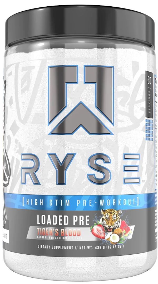 Ryse Loaded Pre-Workout pumps