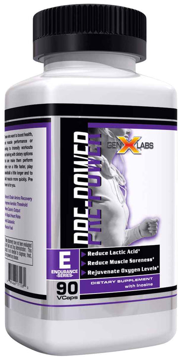 Free GenXLabs Pre-Power Pre workout Caps (code: pre)|Pre-Workout|Mass For Life|