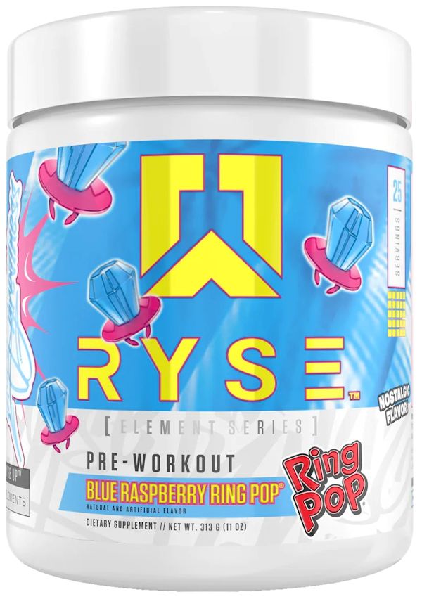 Ryse Pre-Workout cherry ring pumps