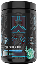 Ryse Supplements Black High-Stimulant Pre-Workout|NO3|Mass For Life|