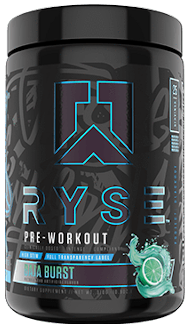 Ryse Supplements Black Pre-Workout 25 servings