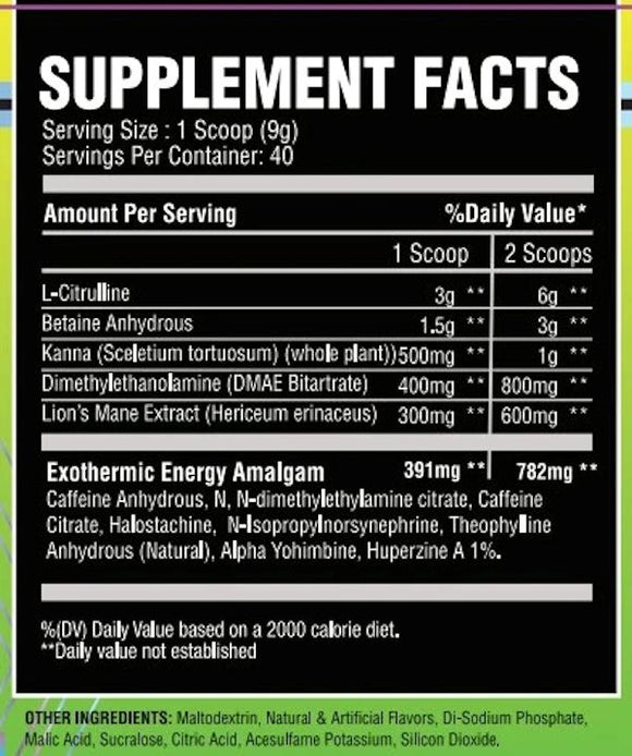 Chemix Pre-Workout Muscle Pump 40 servings|GlycerPump|Mass For Life|