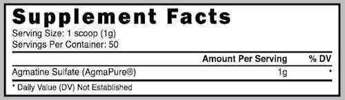 Prime Nutrition Agmatine 50 servings||Mass For Life|