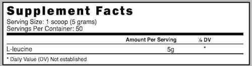 Prime Nutrition L-Leucine 50 servings|BCAA|Mass For Life|