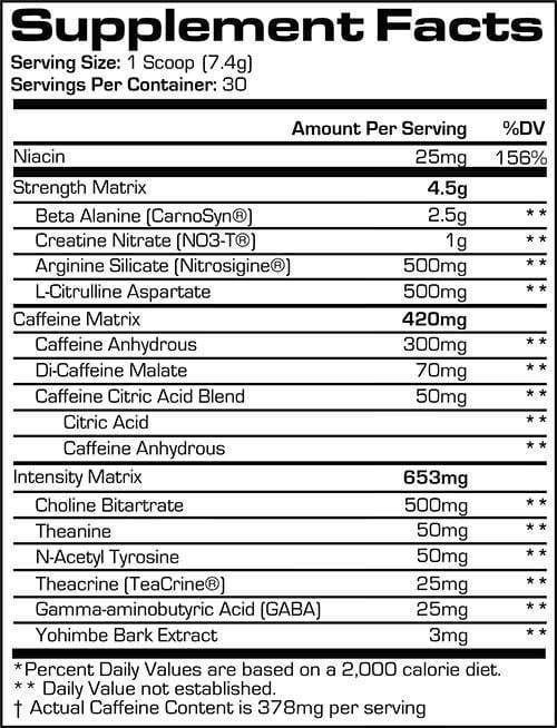 ProSupps Mr. Hyde Nitro X High Stim Pre-Workout 30 servings|Test Booster|Mass For Life|