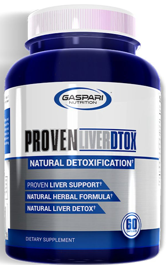 Gaspari Nutrition Proven Liver DTOX Natural Hebal|Liver Support|Mass For Life|