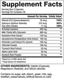 Gaspari Nutrition Proven Liver DTOX Natural Hebal|Liver Support|Mass For Life|