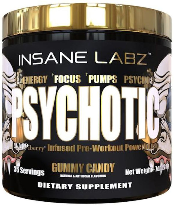 Insane Labz Psychotic Gold Pre Workout|Pre-workout|Mass For Life|
