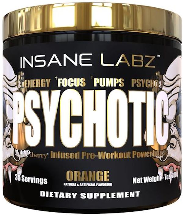 Insane Labz Psychotic Gold muscle pump