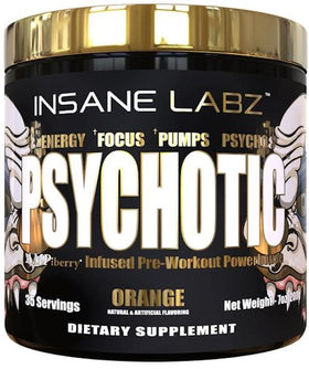 Insane Labz Psychotic Gold Pre Workout|Pre-workout|Mass For Life|