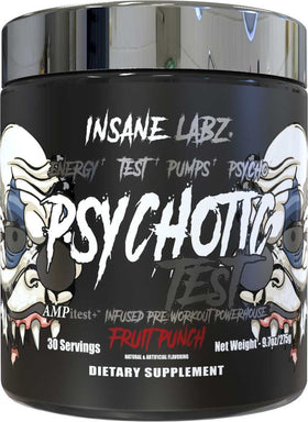Insane Labz Psychotic Test Pre Workout|Pre-Workout|Mass For Life|