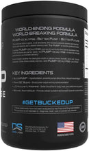 DAS Labs BUCKED UP PUMP-ocalypse|Muscle Pumps|Mass For Life|