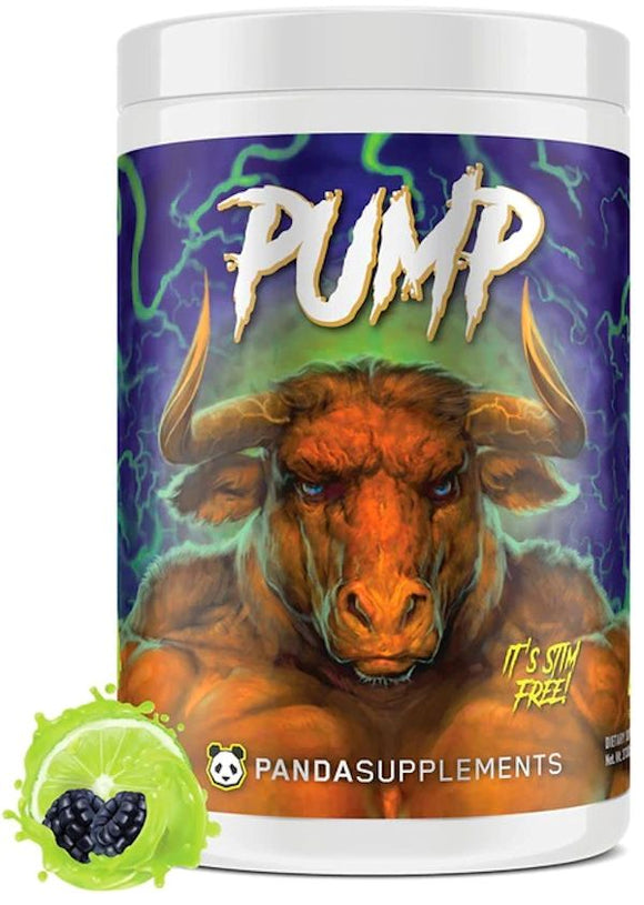 Panda Supps Pump Non Stim Pre Workout 40 Servings|Pre Workout|Mass For Life|