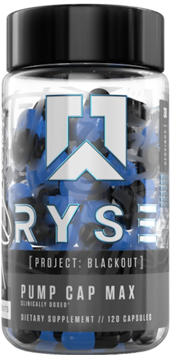 Ryse Supplements Pump Cap Max|Muscle Pumps|Mass For Life|