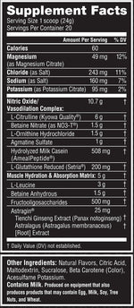 Labrada Pump label