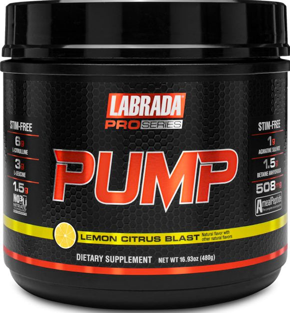 Labrada Pro Series Pump|Pre-Workout|Mass For Life|