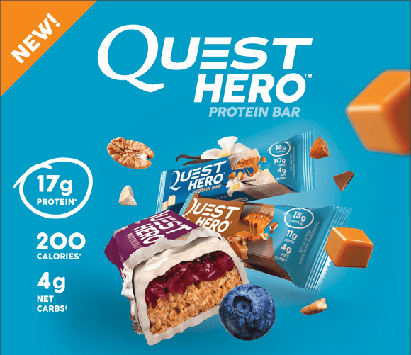 Quest Hero Bars  box of 12|Bars|Mass For Life|