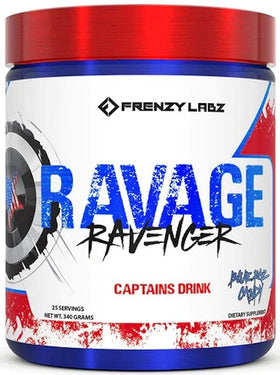 Frenzy Labz Rauage Pre-Workout Muscle Pumps|Pre Workout|Mass For Life|