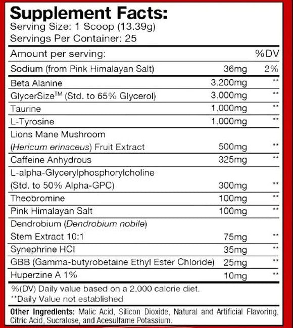 Frenzy Labz Rauage Pre-Workout Muscle Pumps|Pre Workout|Mass For Life|