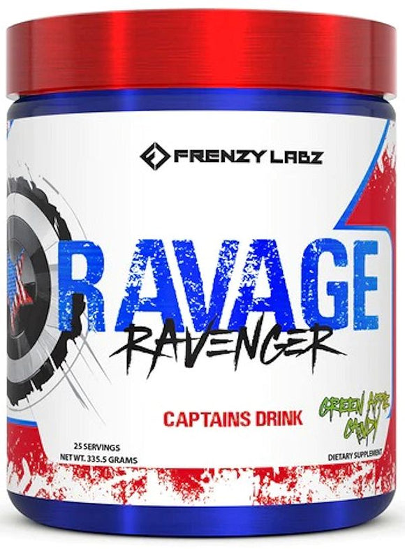 Frenzy Labz Rauage Pre-Workout Muscle Pumps|Pre Workout|Mass For Life|