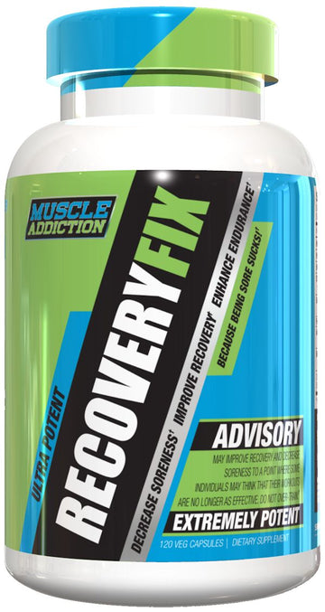Muscle Addiction Recovery Fix 120 Caps|Recovery|Mass For Life|