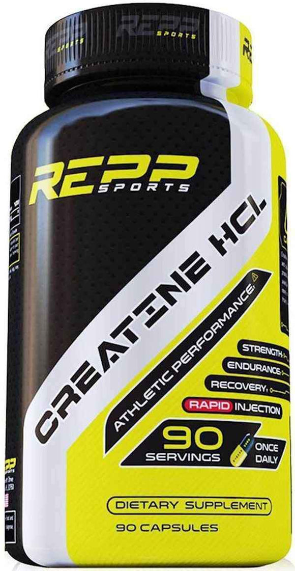 Repp Sports Creatine HCL 90 caps|Creatine|Mass For Life|
