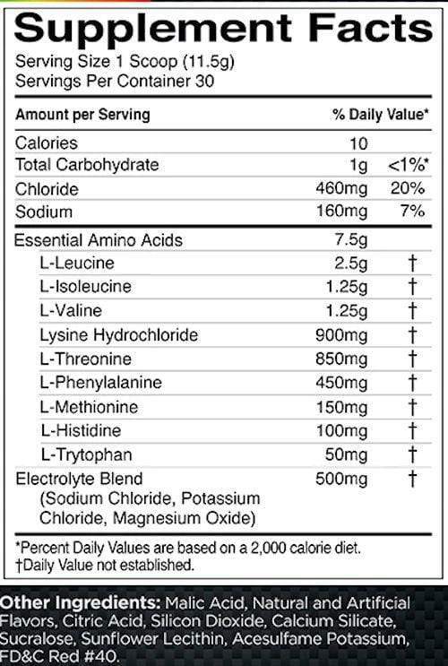 Rule One Essential Amino 9 30 servings|BCAA|Mass For Life|