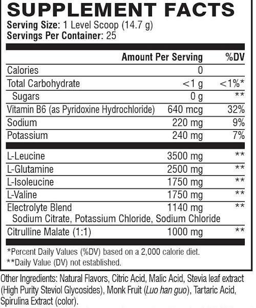 XTEND Natural Zero 25 servings||Mass For Life|