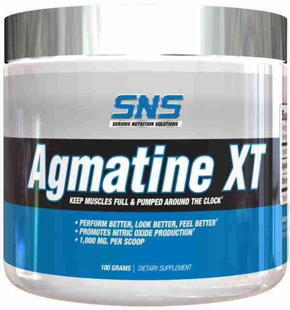 SNS Serious Nutrition Solutions Agmatine XT Powder 100 servings|Agmatine|Mass For Life|