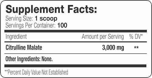 SNS Serious Nutrition Solutions Citrulline Malate Powder 100 servings|Citrulline|Mass For Life|